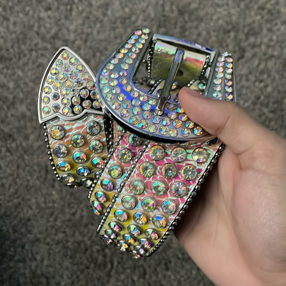 DNA rhinestone belt - Picture 1 of 3